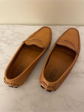 Mercanti Fiorentini Tan Leather Women's Drivers